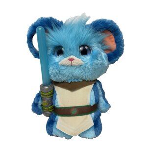 Star Wars Young Jedi Adventures Plush Nubs Electronic Light Saber Disney - Works